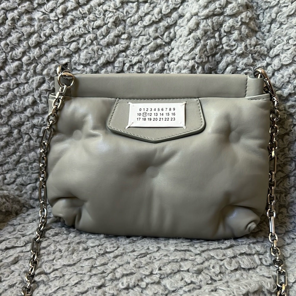 Maison Margiela Mini Glam Slam Red Carpet Leather Bag